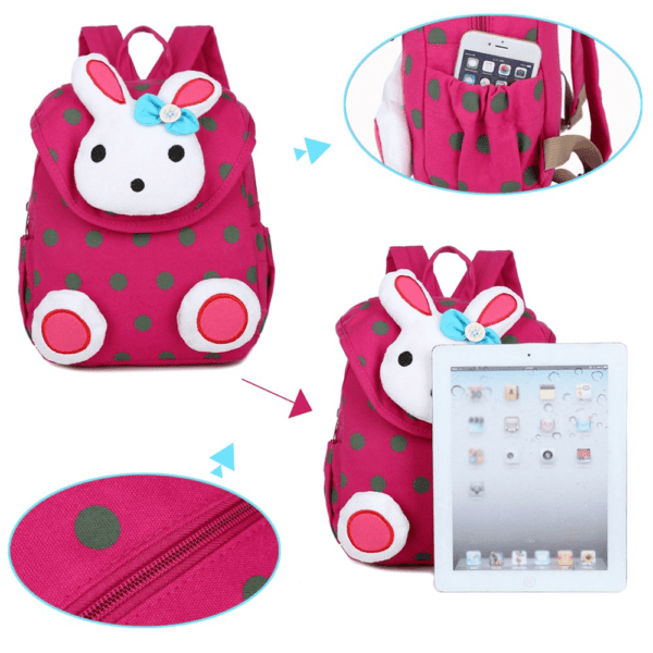 Kids Backpack Wholesale- Rabbit Pattern Stylish Fashion - Image 2