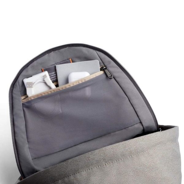 Business Gray Backpack- Customized Water Proof EDC - Image 3