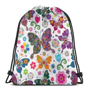 Butterflies Drawstring Bag