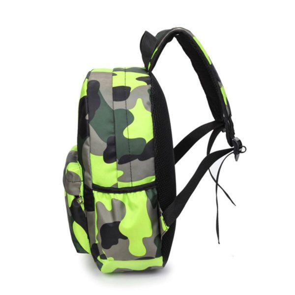 Custom Camouflage Pattern Kids Backpack Unisex - Image 4