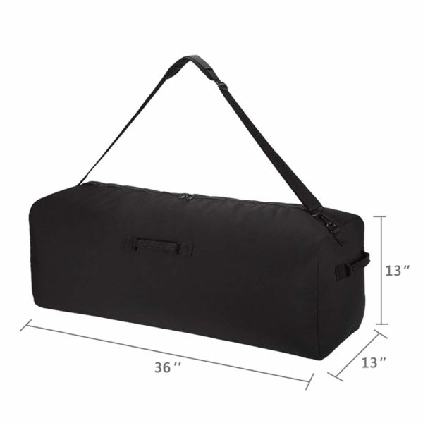 Canvas Duffel Bag- Extra Large Luggage Duffle for Travel Sport Camping - Image 3