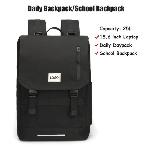 Roll Top Laptop Backpack