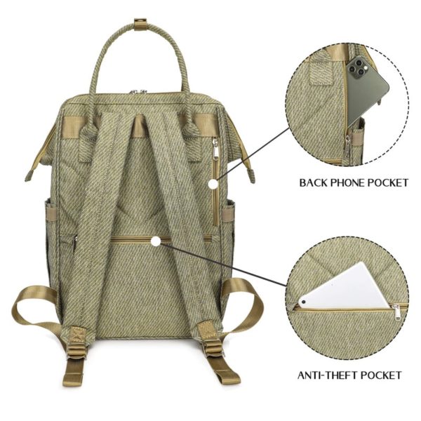 Mochila Multi Funcional Personalizada para Portáteis com Zíperes Duplos - Imagem 3