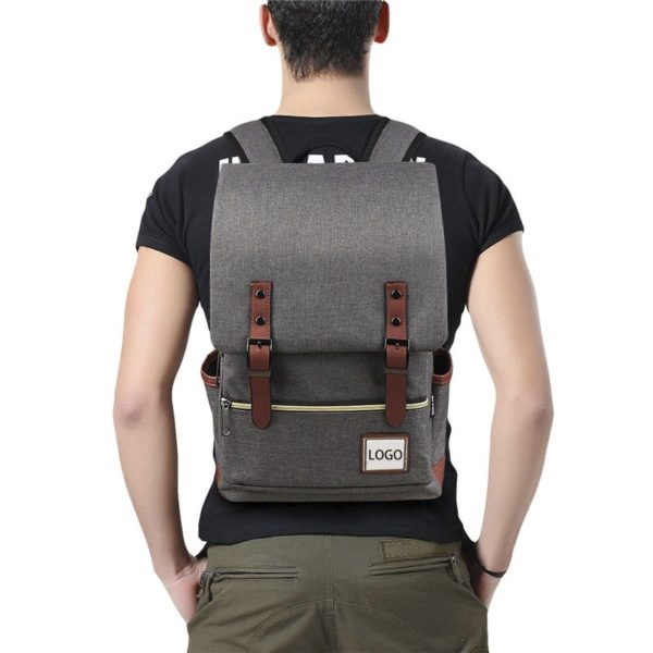 Leather Laptop Backpack