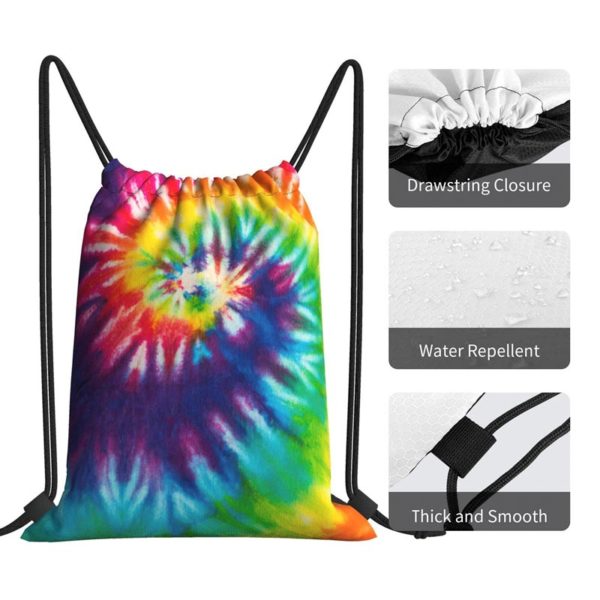 Dye Drawstring Bag- Lightweight Waterproof Customized - Image 2