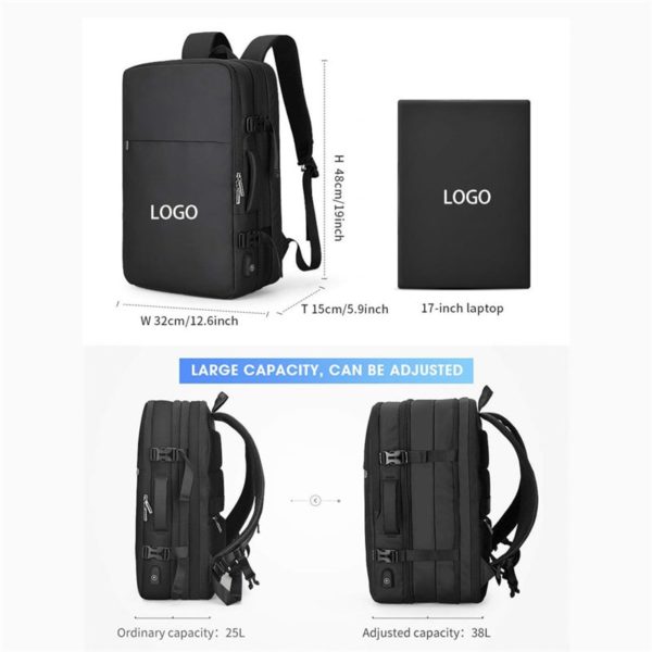 Expandable Laptop Backpack