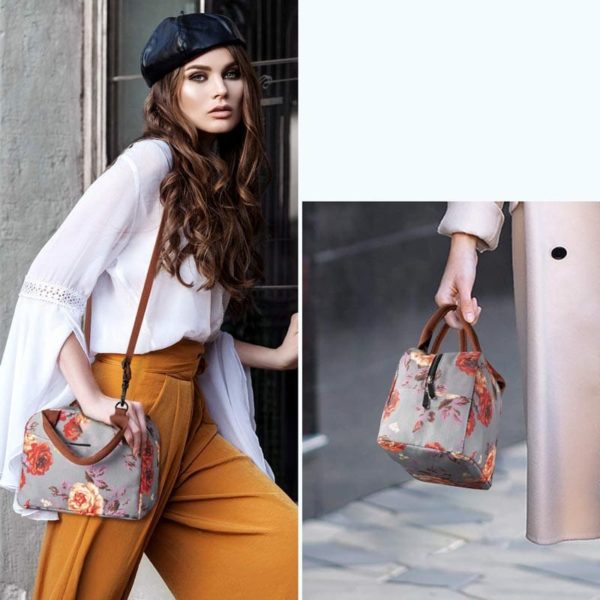 Flower Pattern Lunch Bag