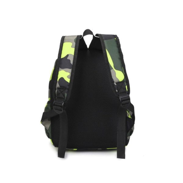 Custom Camouflage Pattern Kids Backpack Unisex - Image 2