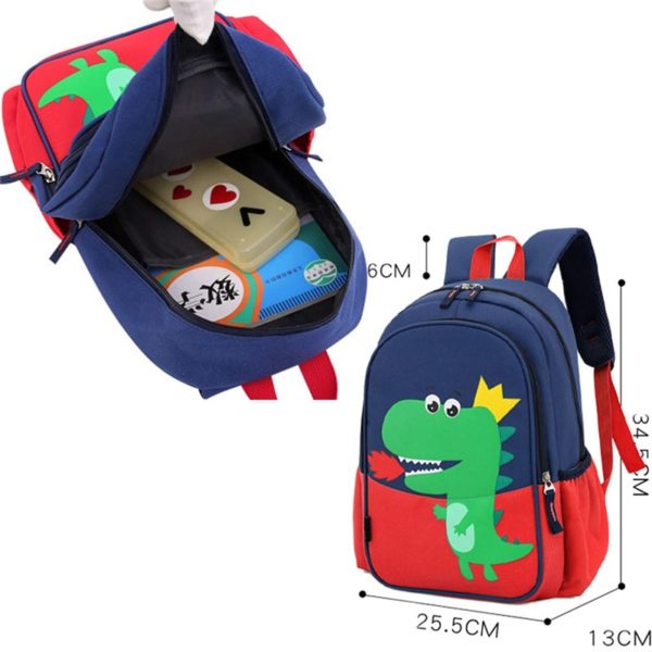 Dinosaur Cartoon Kids Backpack Wholesale - Image 3