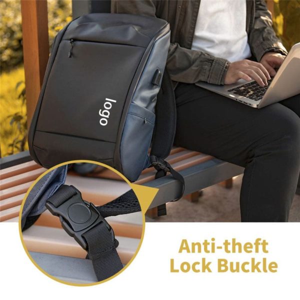 Customized Water Proof School Laptop Backpack with USB Charging Port - Image 4