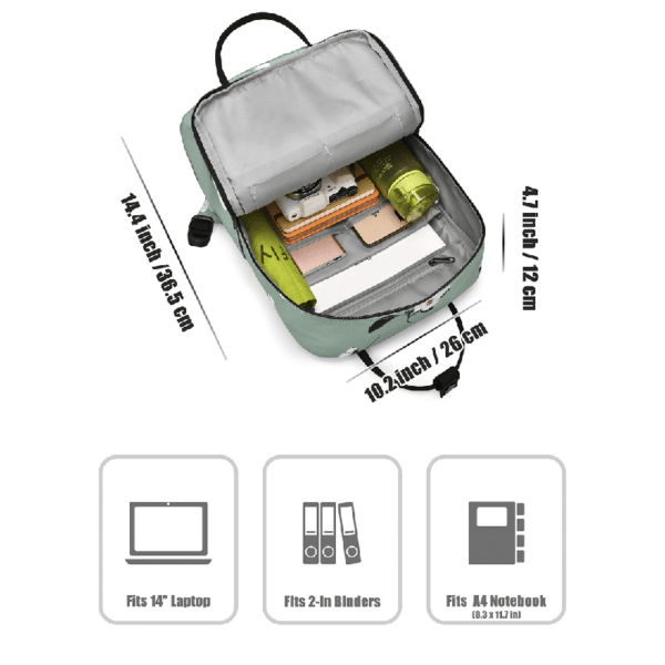 Magnolia Hotstyle Laptop Backpack with Handle Wholesale - Image 4