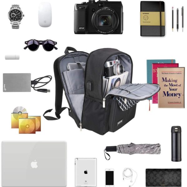 Large Travel Laptop Backpack Wholesale with USB Charging Port - Image 4