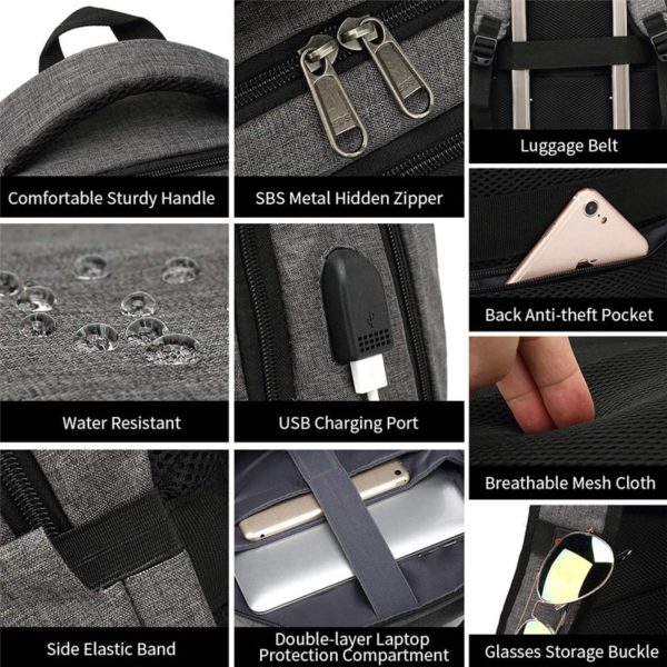 Large Size Portable Laptop Backpack in Bulk - Image 3