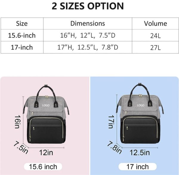 Computer Bag Laptop Backpack OEM with USB Port - Image 4