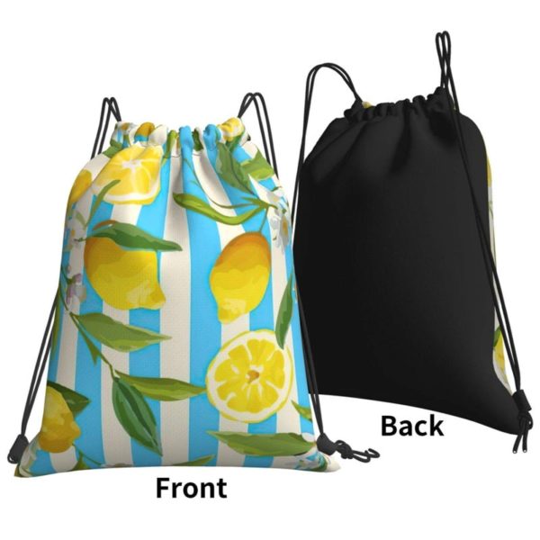 Lemon Drawstring Bag