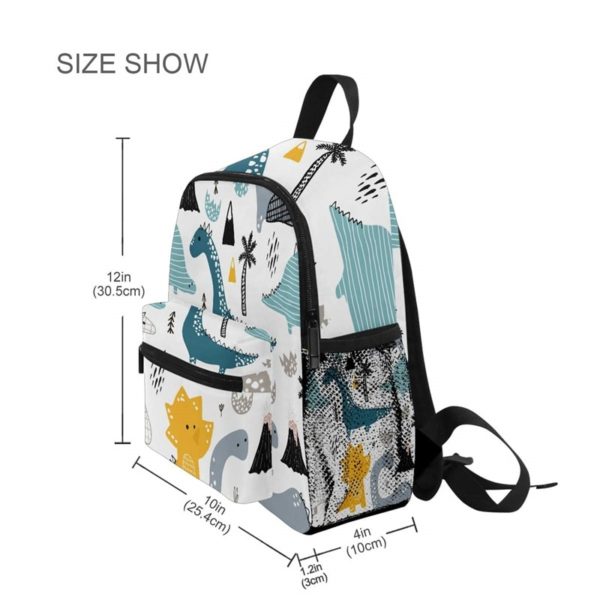 Dinosaur Kid's Toddler Backpack Unisex DIY - Image 2