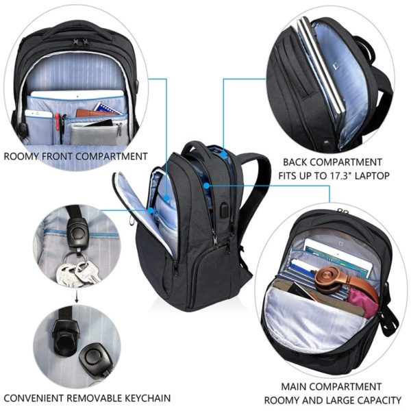 Computer Rucksack Anti-Theft Water-Repellent Laptop Backpack OEM - Image 2