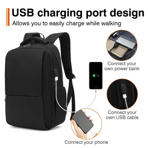 Durable Outdoor Water Resistant Laptop Backpack in Bulk - Image 2