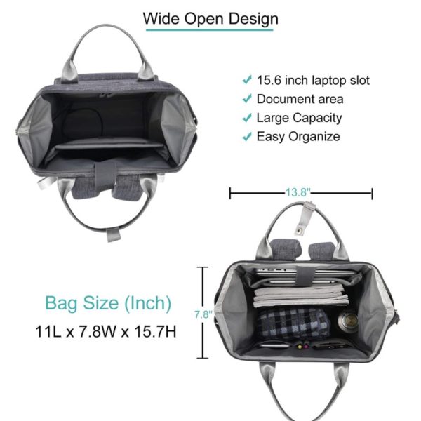 Water Resistant Business Multipurpose Laptop Backpack DIY - Image 2