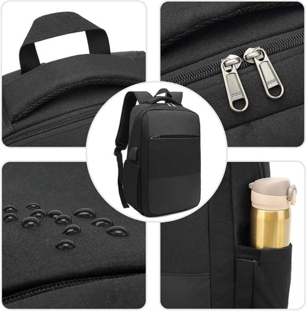 Large Capacity Customized Laptop Backpack with Earphone Hole - Image 2