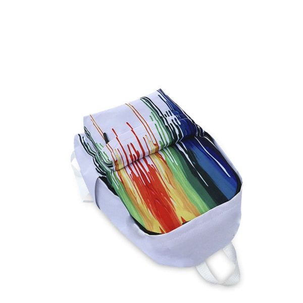 Graffiti Kids Backpack for School Kindergarten with Front Pockets Wholesale - Image 2