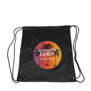 Black Drawstring Bag