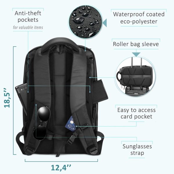 Business Style Backpack- OEM Office Travel Outdoor - Image 3