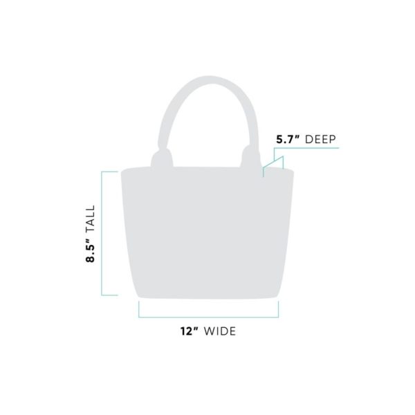 Flower Pattern Cooler Bag- Simple Modern Insulated Adult - Image 3