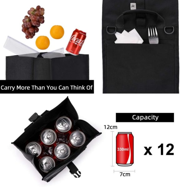 Rolltop Cooler Bag- Adjustable Straps Freezable Wholesale - Image 4