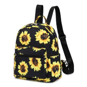 Sunflower Pattern Backpack