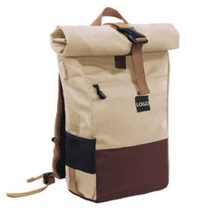 Beige Laptop Backpack