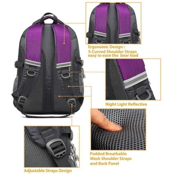 Ergonomic School Bag- S-Curved Shoulder Straps Wholesale - Image 3