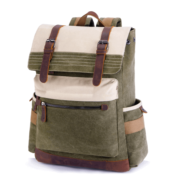 Vintage Canvas School Bag