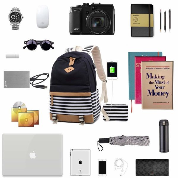 Zebra Skin School Bag