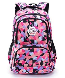 Geometric school bag