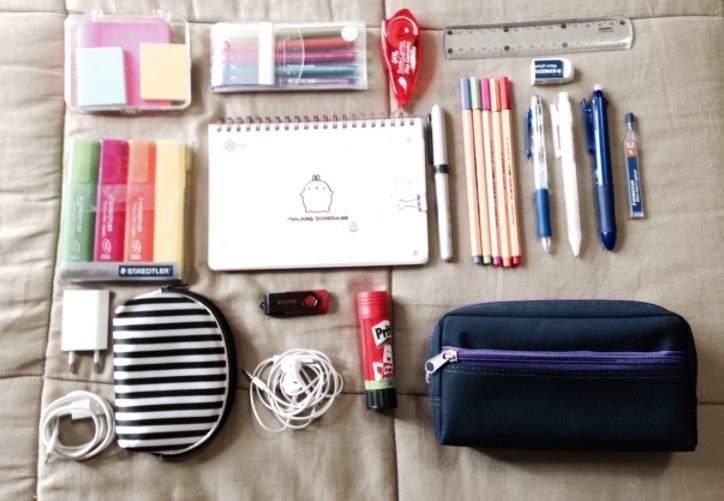 What's in a school bag