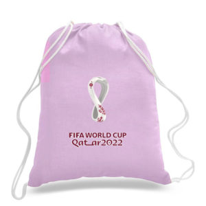 Light Pink Drawstring Bag