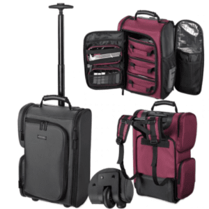 Customized trolley makeup backpack for travel