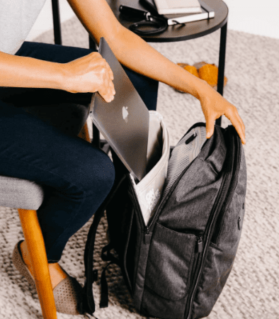 Are laptops safe in bags