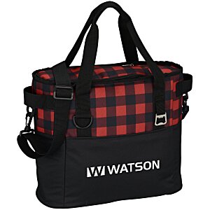 Plaid Cooler Bag Plaid Cooler Bag