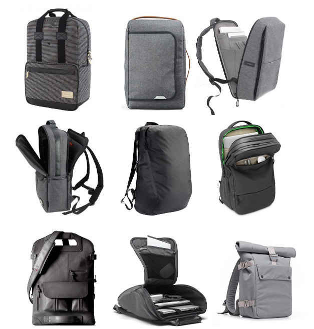 Types of laptop backpack
