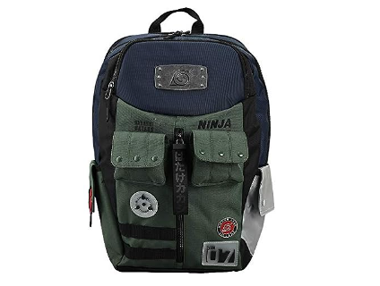 Naruto Anime Kakashi Cosplay Laptop Backpack